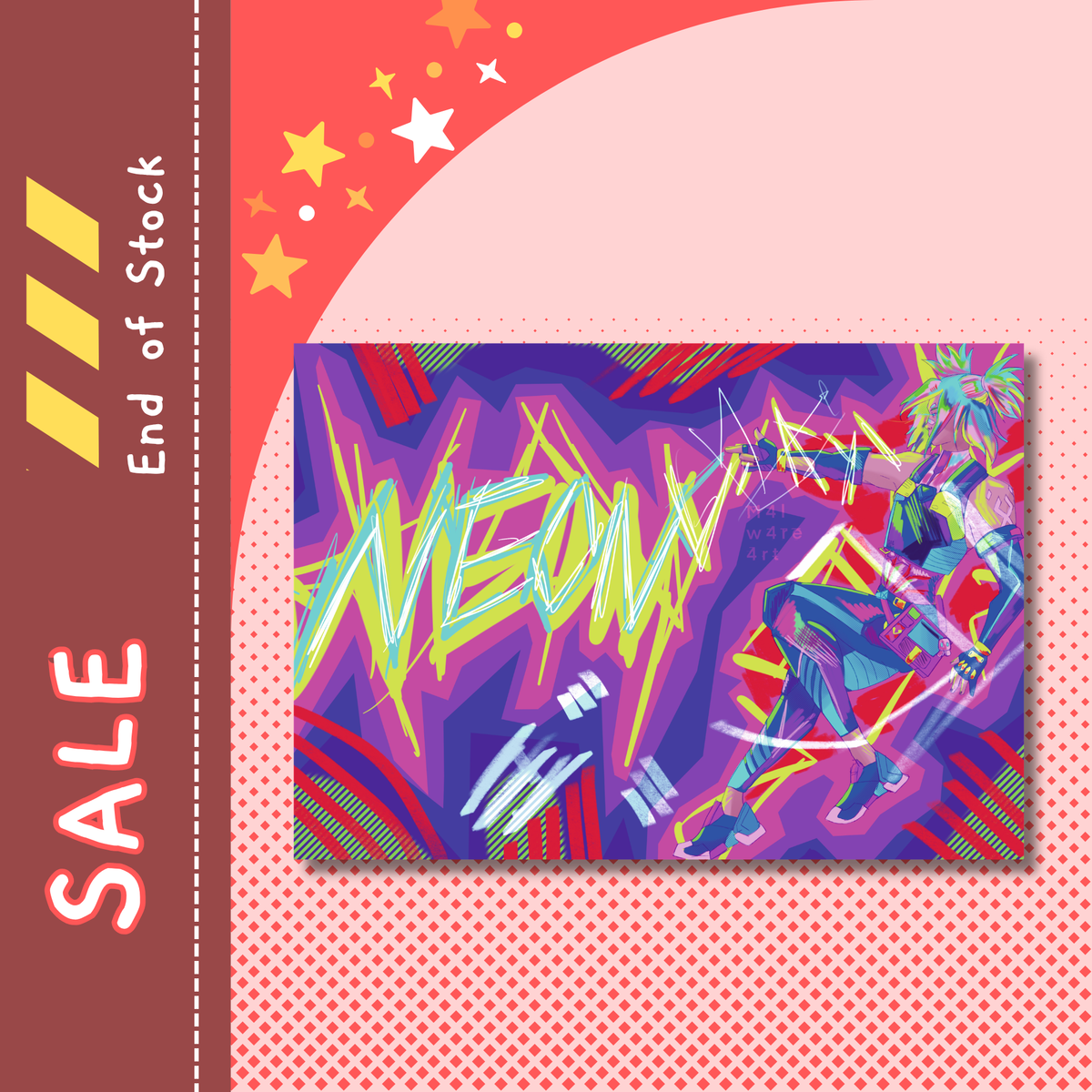 [SALE] Valo Neon Print