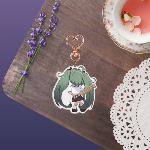 Rotten Girl Miku Keychain