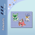 Pokedoll Stickersheet