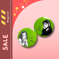 [MISPRINT] Green Yuri Button Pins