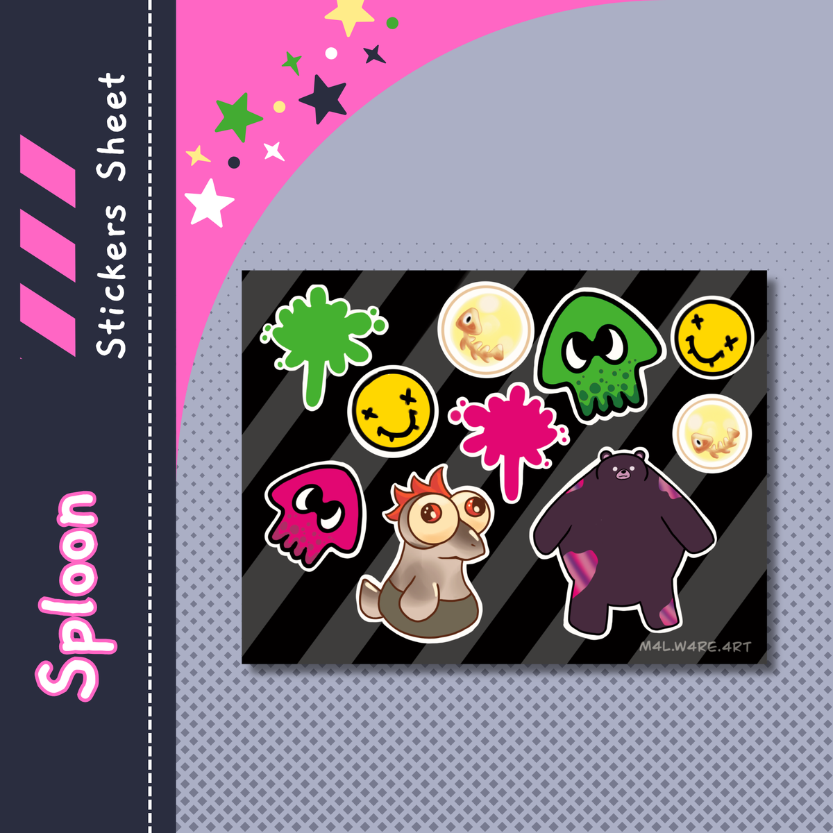 Sploon Sticker Sheet