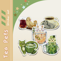 Tea Pet Sticker