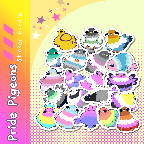 Pride Pigeon Stickers